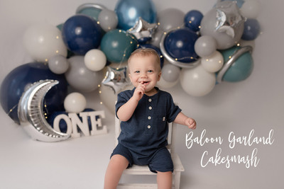 Baloon Garland cakesmash